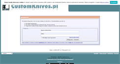 Desktop Screenshot of customknives.pl