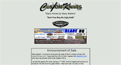 Desktop Screenshot of customknives.com